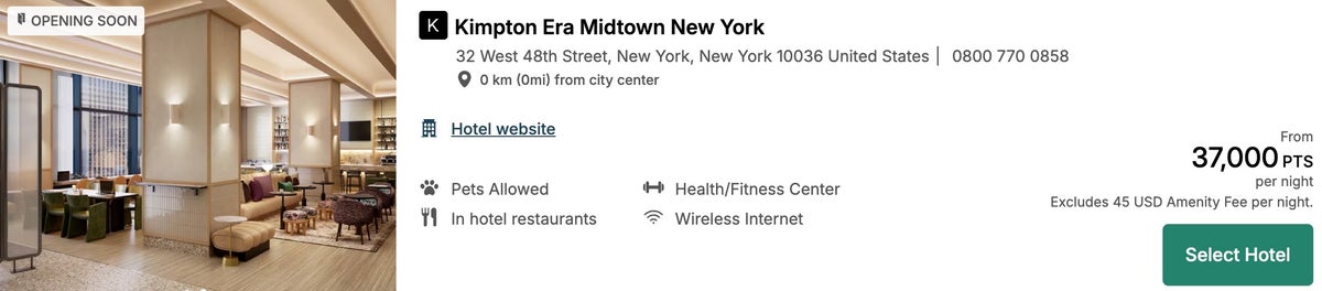 Kimpton Era New York rates