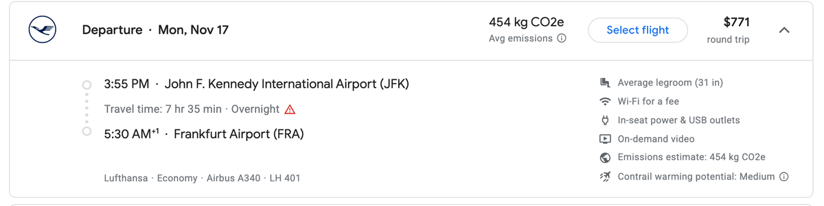 LH Culinary Journeys JFK FRA LH Culinary Journeys JFK FRA