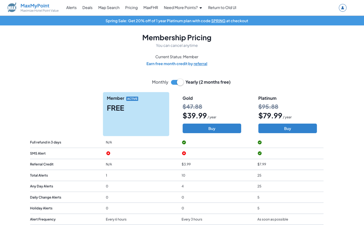 MaxMyPoint Subscriptions