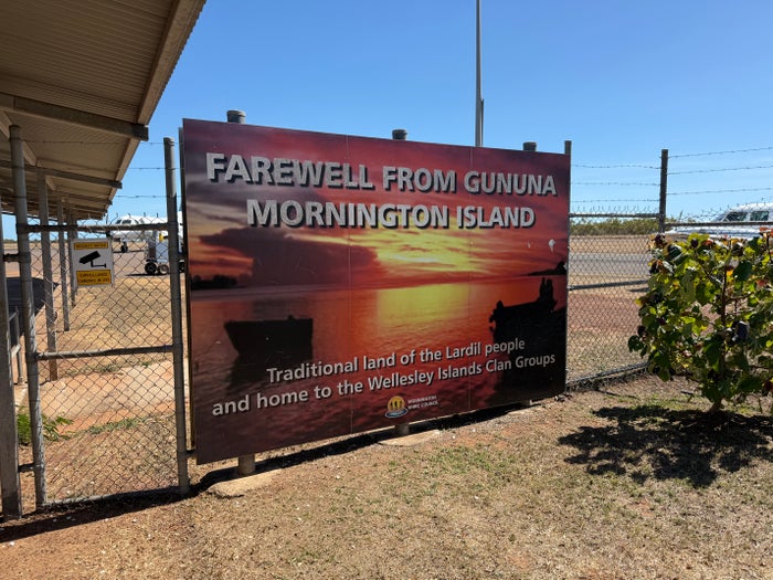 Mornington Island Fairwell Mornington Island Fairwell