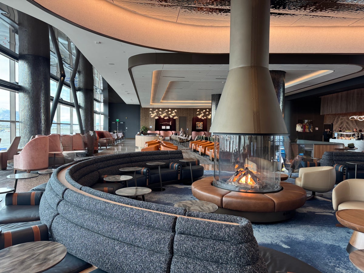New Delta Sky Club SLC Fire Pit