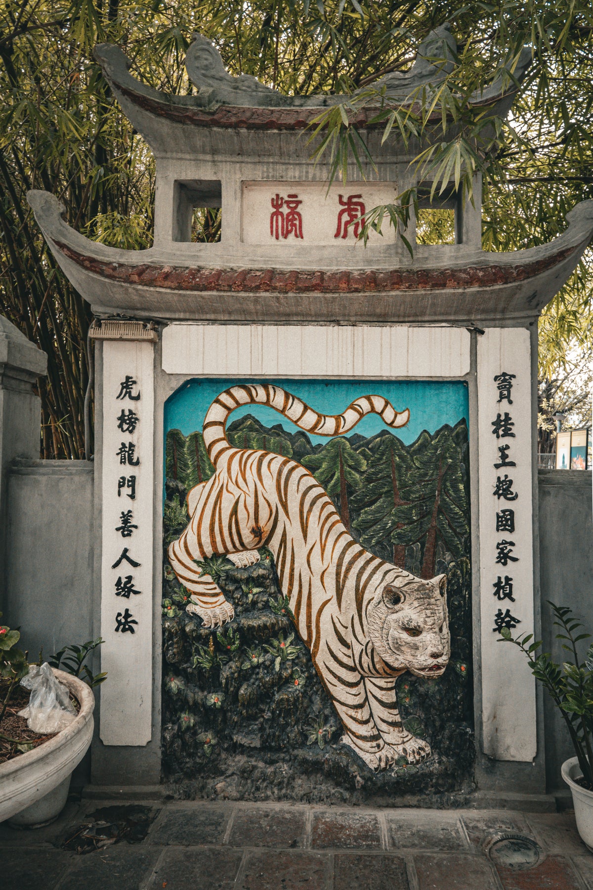 Ngoc Son Temple art display Hanoi Ngoc Son Temple art display Hanoi