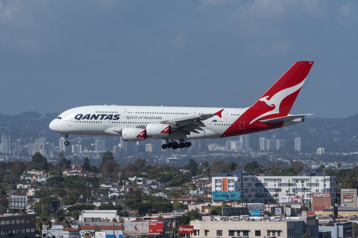 Qantas A380 LAX