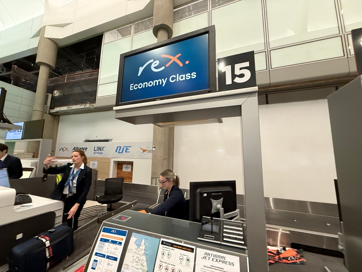 Rex Economy Check In BNE