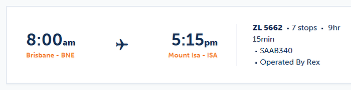 Rex Milk Run flight search Rex Milk Run flight search
