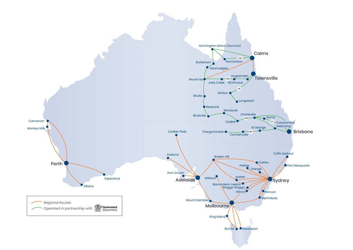 Rex network map