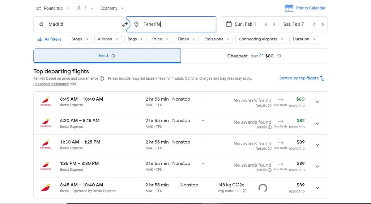 Tenerife flights from Madrid Tenerife flights from Madrid