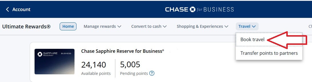 The Edit Booking Through Chase Travel
