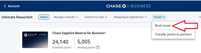 The Edit Booking Through Chase Travel