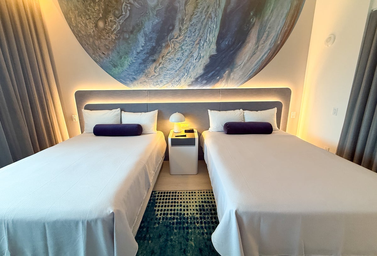 Universal Terra Luna Hotel beds Epic Universe Image Credit Chris Hassan