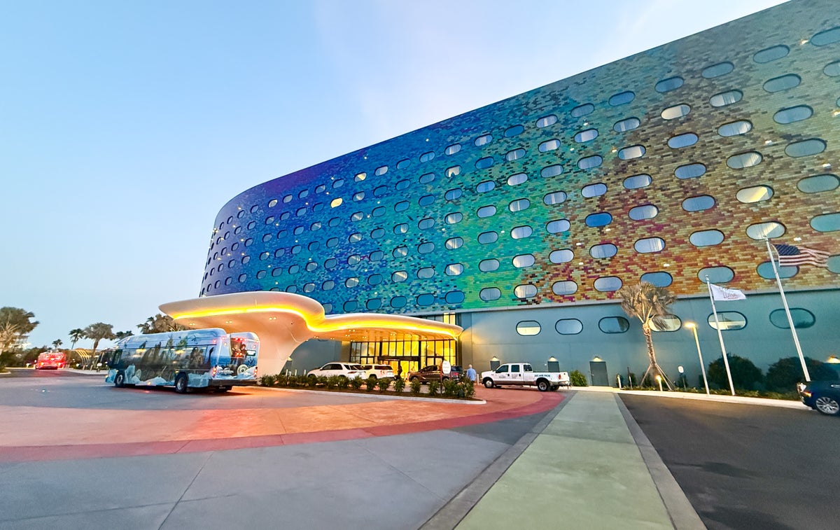 Universal Terra Luna Hotel driveway entranceEpic Universe Image Credit Chris Hassan