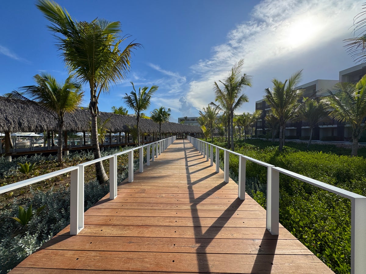 W Punta Cana Boardwalk Green Lush Plants