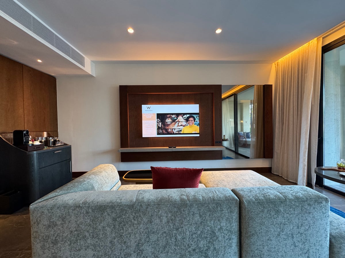 W Punta Cana bedroom tv view