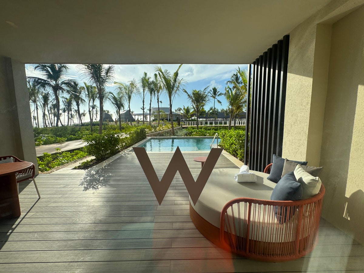 W Punta Cana my patio deck