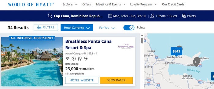 Word of Hyatt Breathless Punta Cana