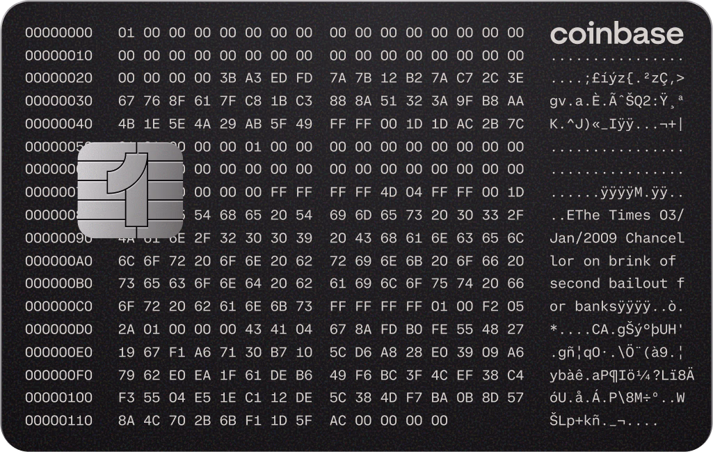 Coinbase One Card