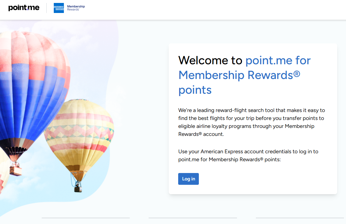 Amex point.me partnership point.me for Membership Rewards