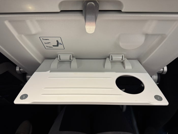 Air France A350 900 IAH CDG economy mini tray table Air France A350 900 IAH CDG economy mini tray table