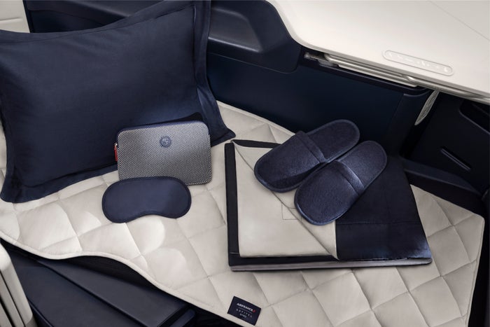 Air France business class amenities