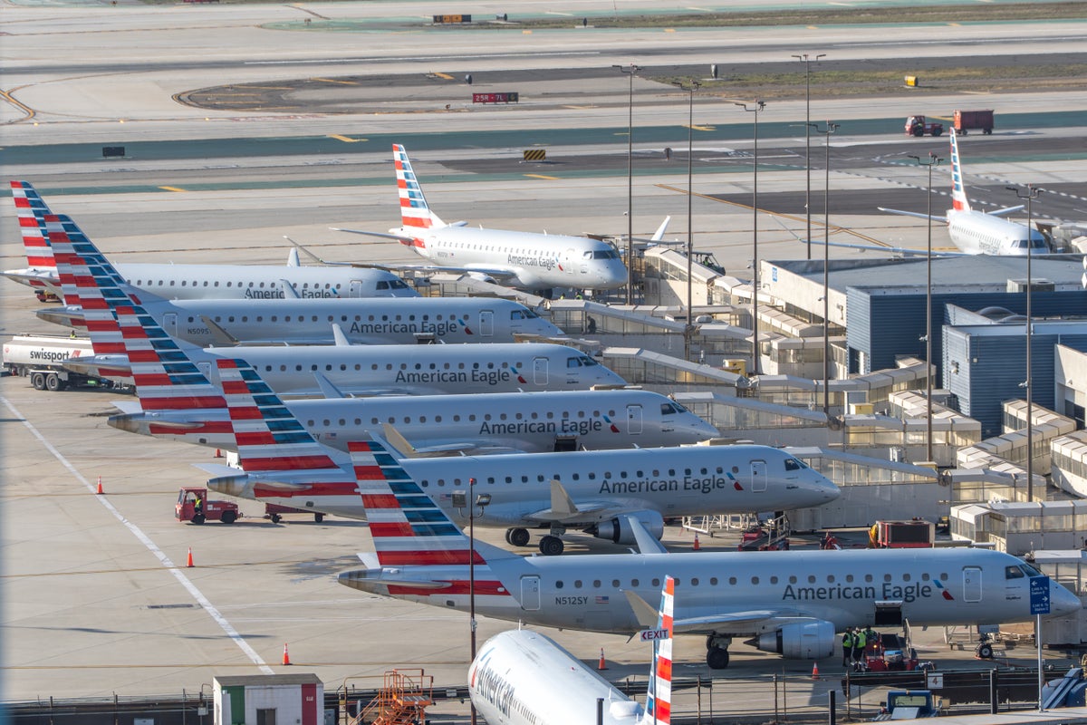 American Airlines aircraft LAX