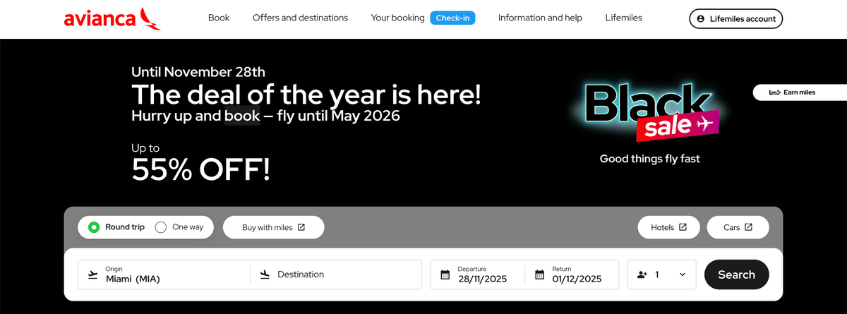 Avianca black friday Avianca black friday