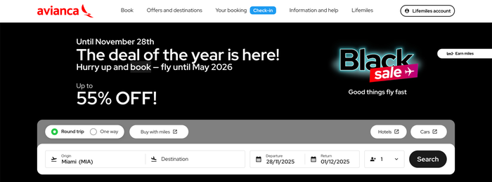 Avianca black friday Avianca black friday