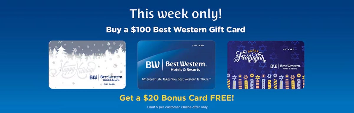 Best Western Gift Card Promo