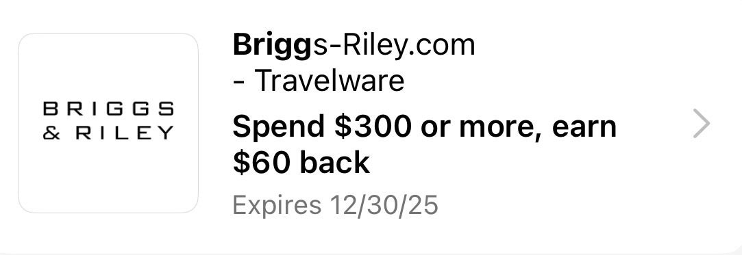 Briggs Riley Amex Offer Briggs Riley Amex Offer