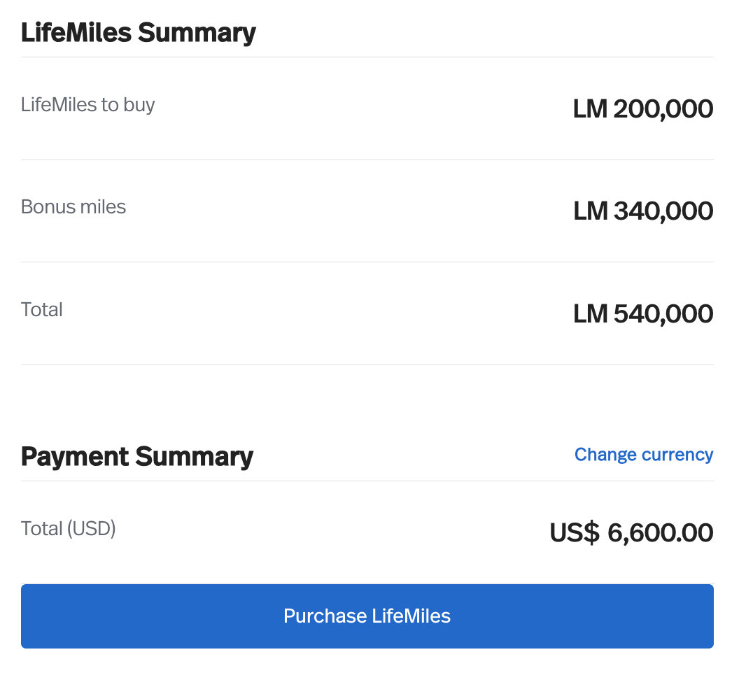 Buy LifeMiles price 170 bonus November 2025 Buy LifeMiles price 170 bonus November 2025