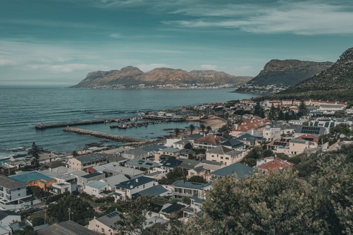 A View of Prague Cape Town South Africa Boyes Drive viewpoint