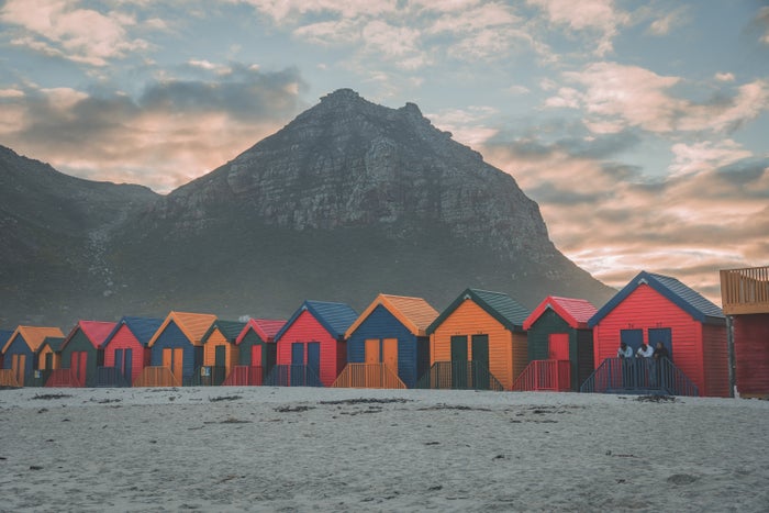 Cape Town South Africa Muizenburg Beach