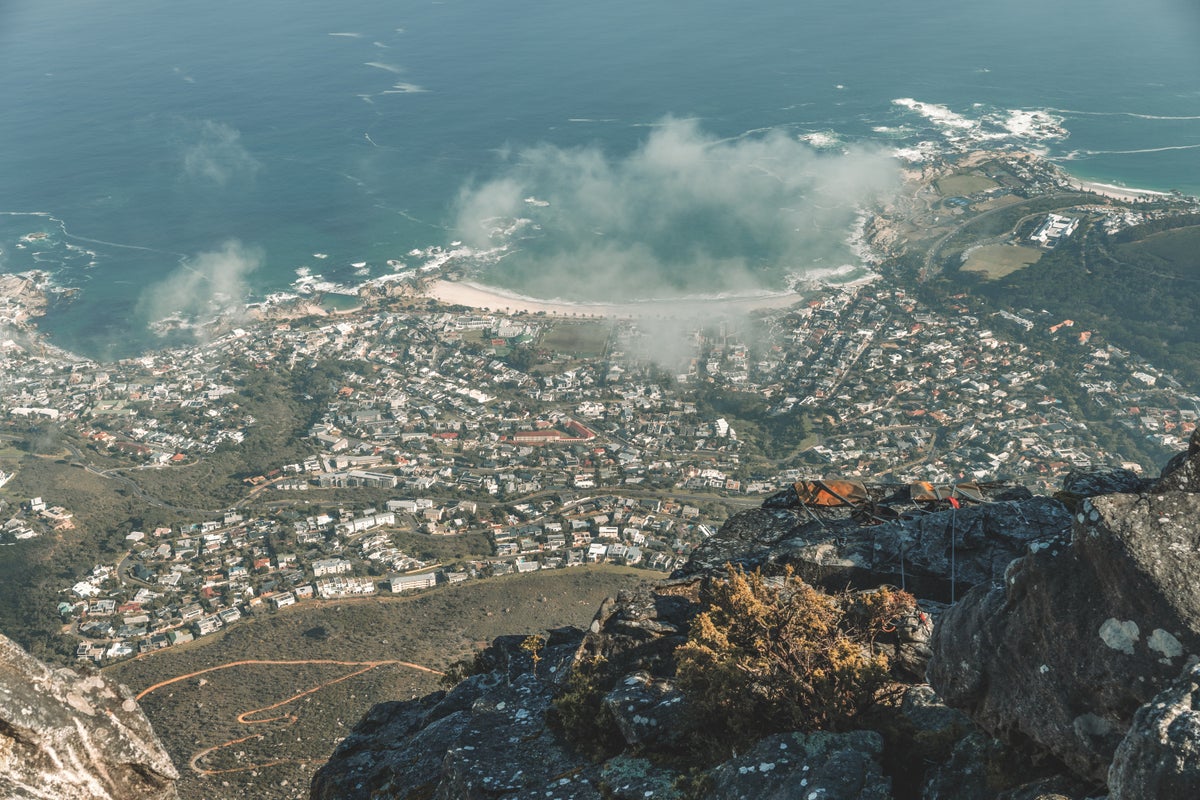 Cape Town South Africa top of Table Mountain Cape Town South Africa top of Table Mountain