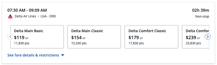 Delta Flight from New York to Chicago on Chase Travel Delta Flight from New York to Chicago on Chase Travel