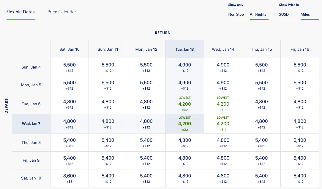 Delta SkyMiles sale November 2025 SEA BOI calendar