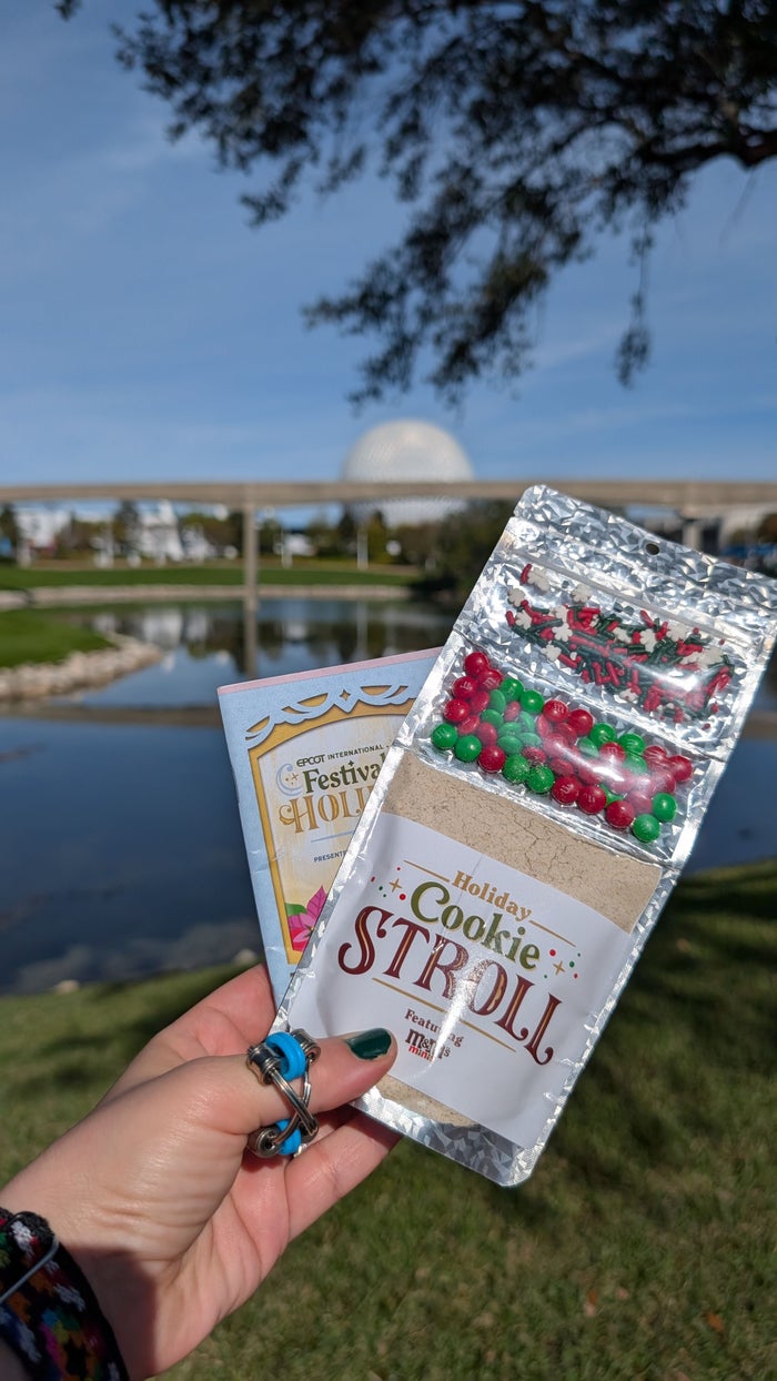EPCOT Festival of the Holidays 2024 cookie stroll completer treat