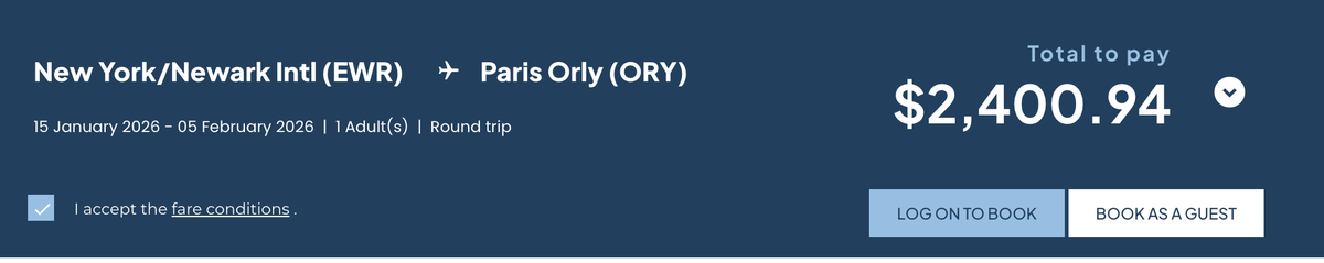 EWR ORY La Compagnie EWR ORY La Compagnie 1