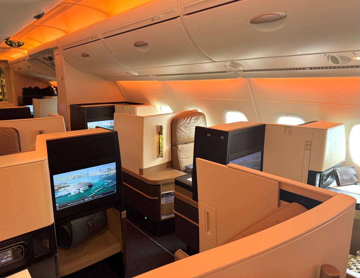 Etihad A380 Business Class side seats Etihad A380 Business Class side seats