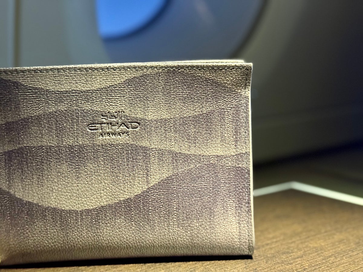 Etihad Business Class amenity kit Etihad Business Class amenity kit