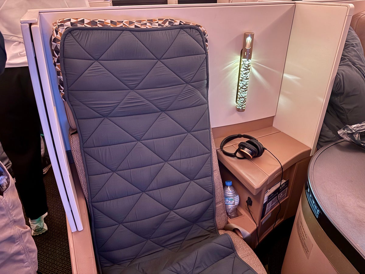 Etihad Business Class mattress topper Etihad Business Class mattress topper