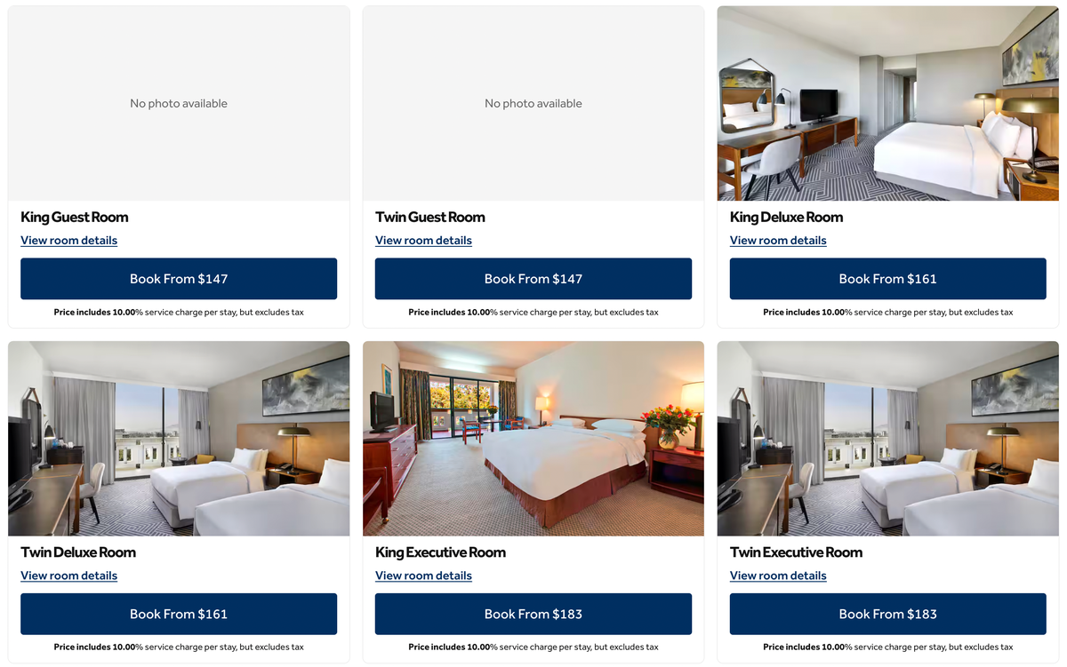 Hilton Addis Ababa cash rate 