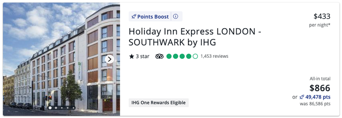 Holiday Inn Express London Southwark Points Boost Rates Holiday Inn Express London Southwark Points Boost Rates