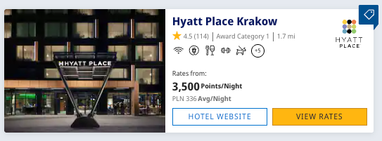 Hyatt Place Krakow Award Price Hyatt Place Krakow Award Price