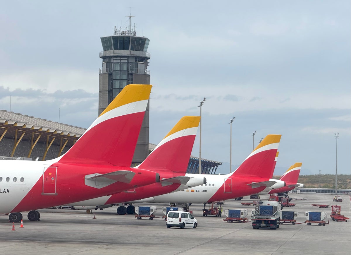 Iberia planes at Madrid
