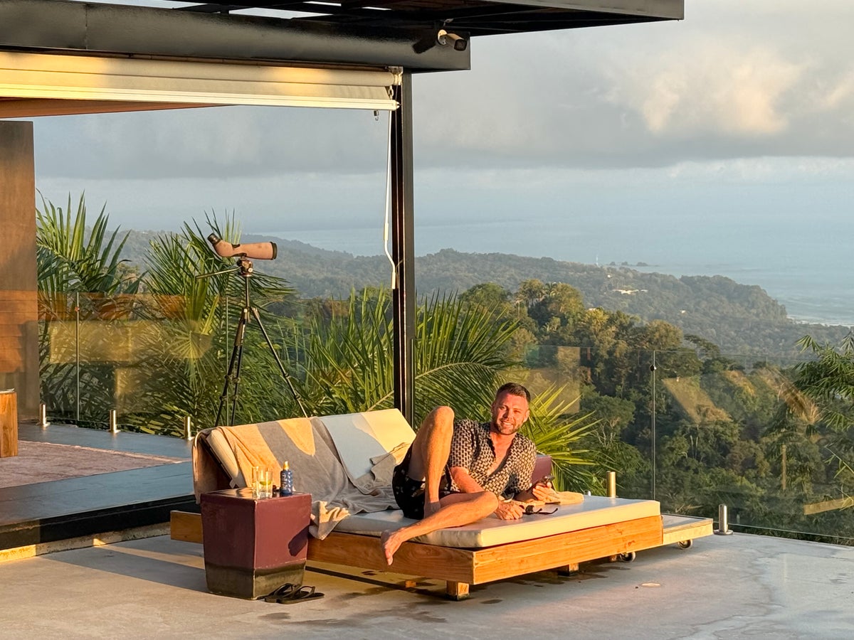 Kura Boutique Costa Rica Phil enjoying the sun