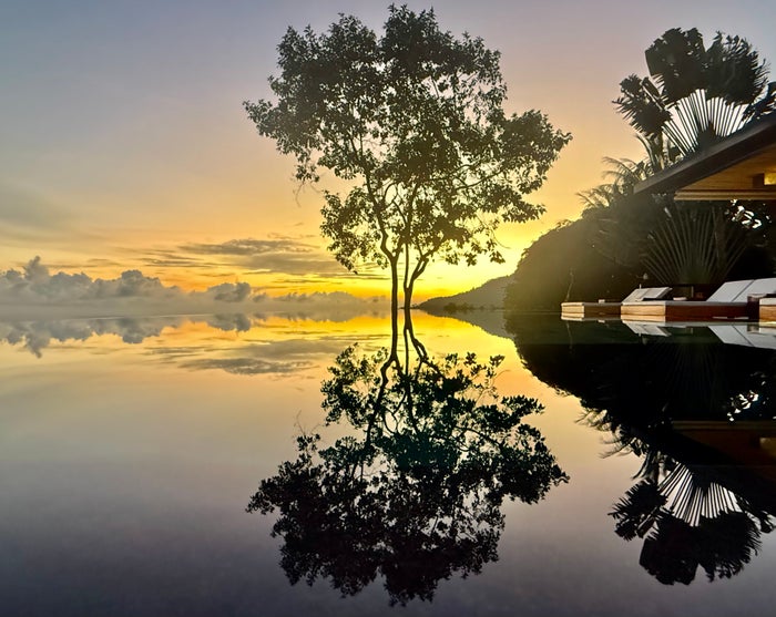 Kura Boutique Costa Rica infinity pool sunset