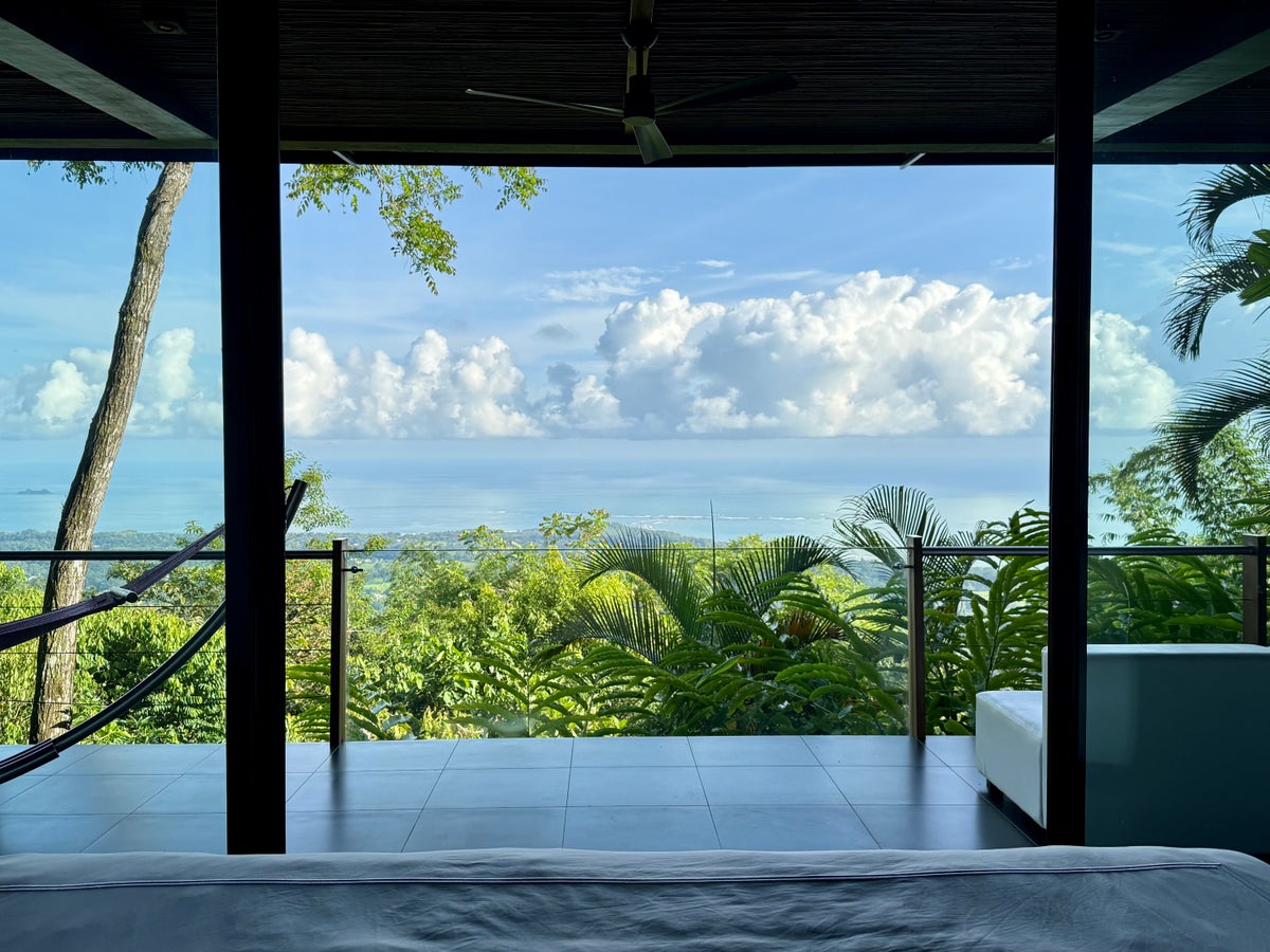 Kura Boutique Costa Rica suite view from bed