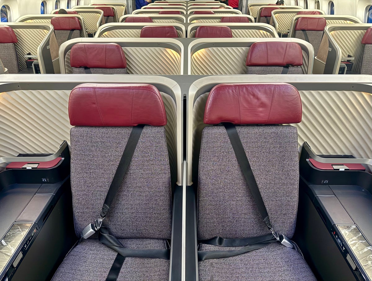 LATAM Dreamliner business class cabin LATAM Dreamliner business class cabin