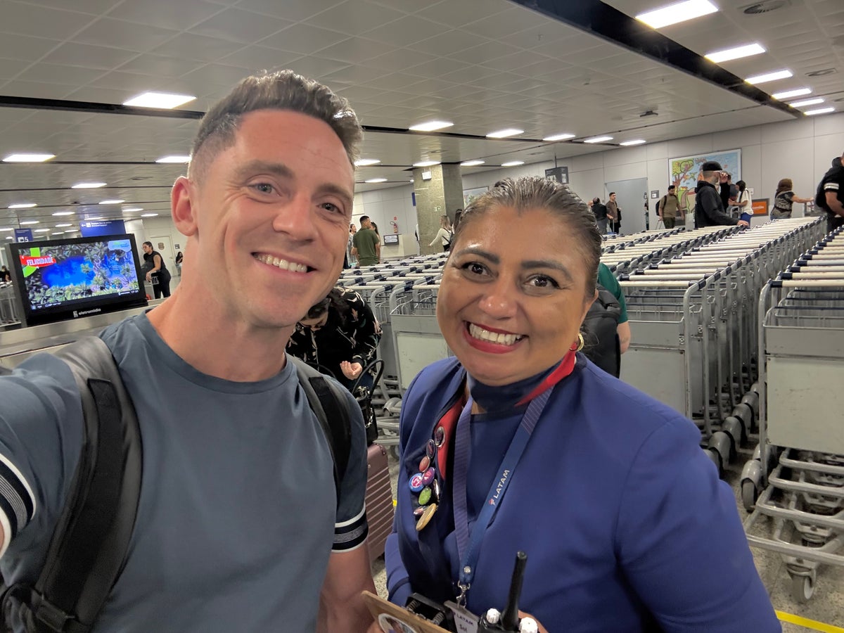 LATAM ground staff in Fortaleza Brazil LATAM ground staff in Fortaleza Brazil