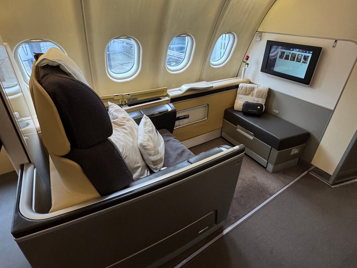 Lufthansa First Class Seat