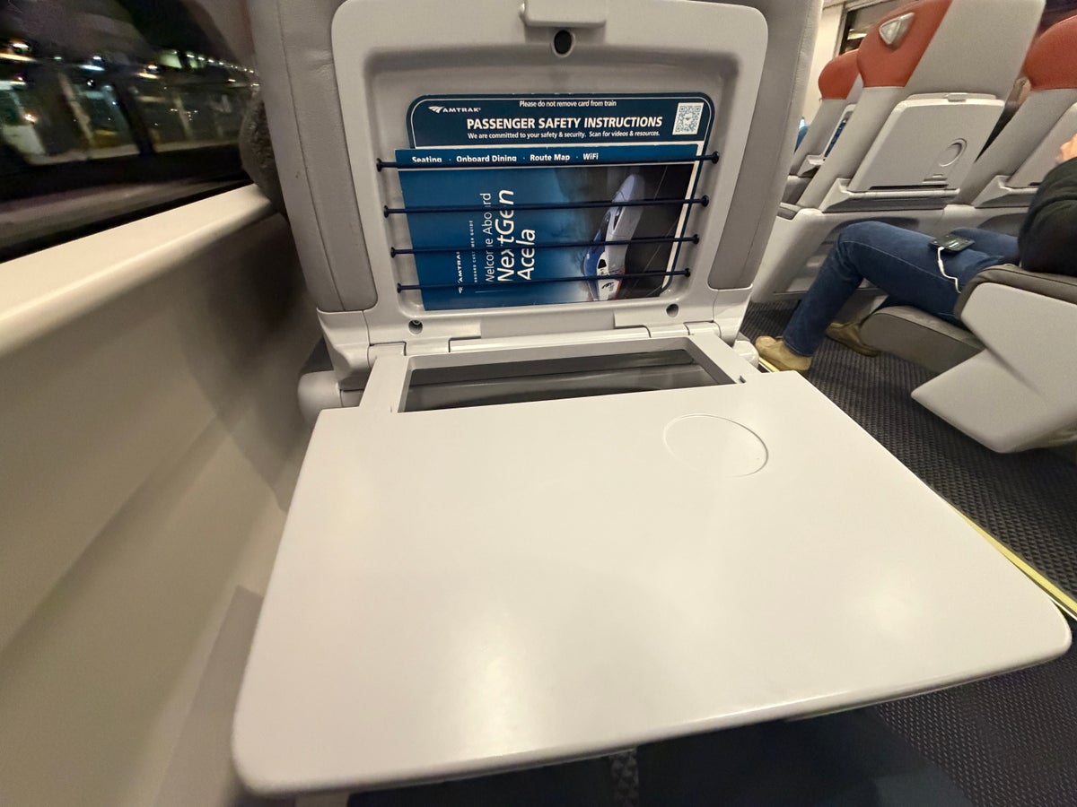 NextGen Acela First Class Tray Table